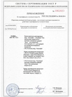 ROTO FRANK AG Приложение к Сертификату соответствия на Замки врезные цилиндровые